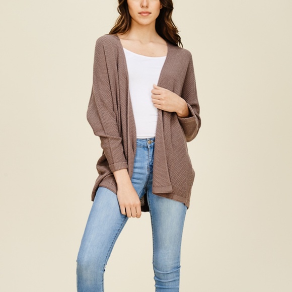 NWT Mocha Lightweight Cardigan - Picture 3 of 7